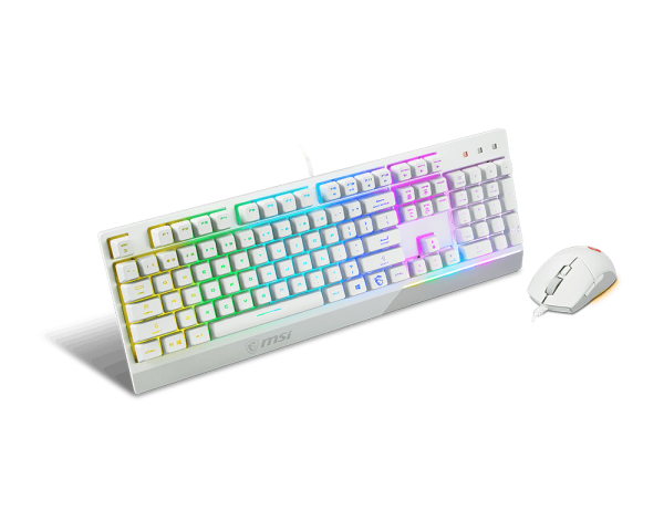 COMBO CLAVIER SOURIS MSI VIGOR GK30 WHITE