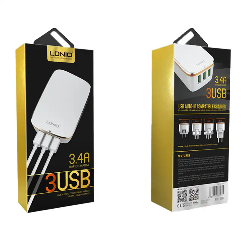 CHARGEUR LDNIO A3304 3.4A 3USB