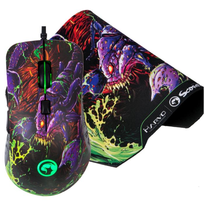 PACK SCORPION SOURIS + TAPIS G932 + G20