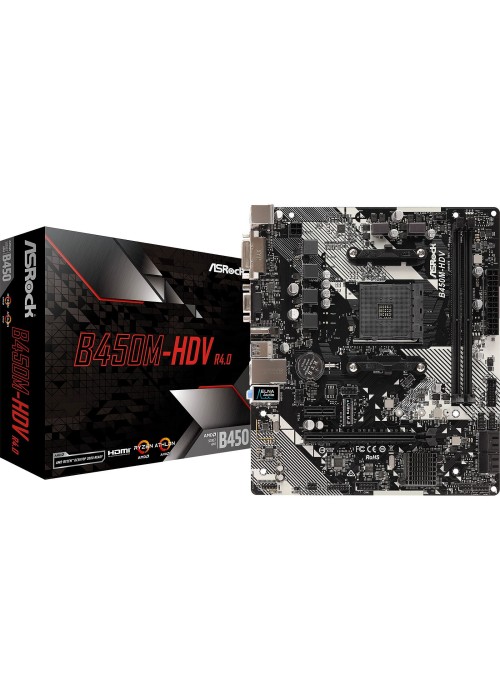 CARTE MERE ASROCK B450M-HDV R4.0