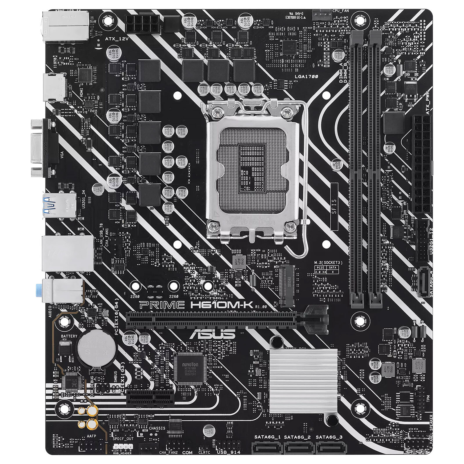 CARTE MERE ASUS PRIME H610 M-K DDR5