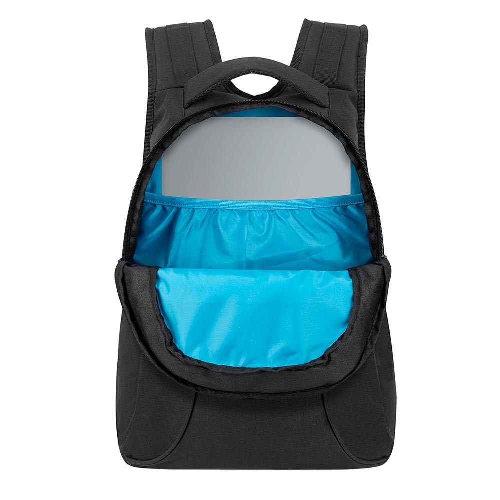 SAC A DOS RIVACASE 5565 BLACK ECO LITE URBAN 14