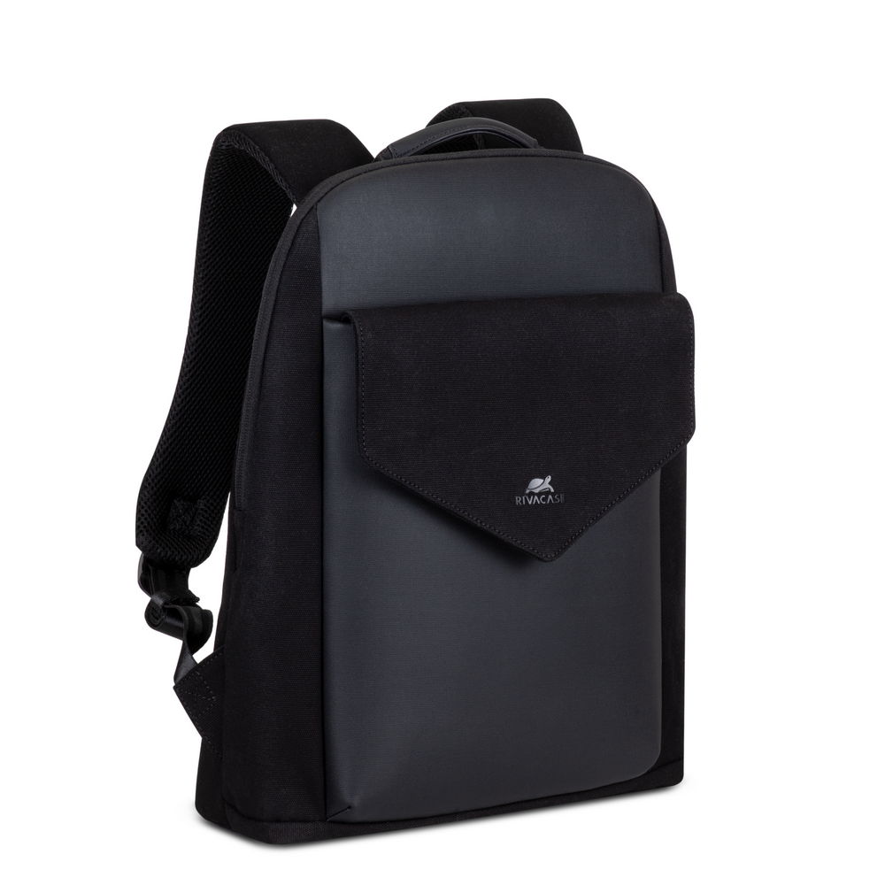 SAC A DOS RIVACASE 8524 BLACK CANVAS 14