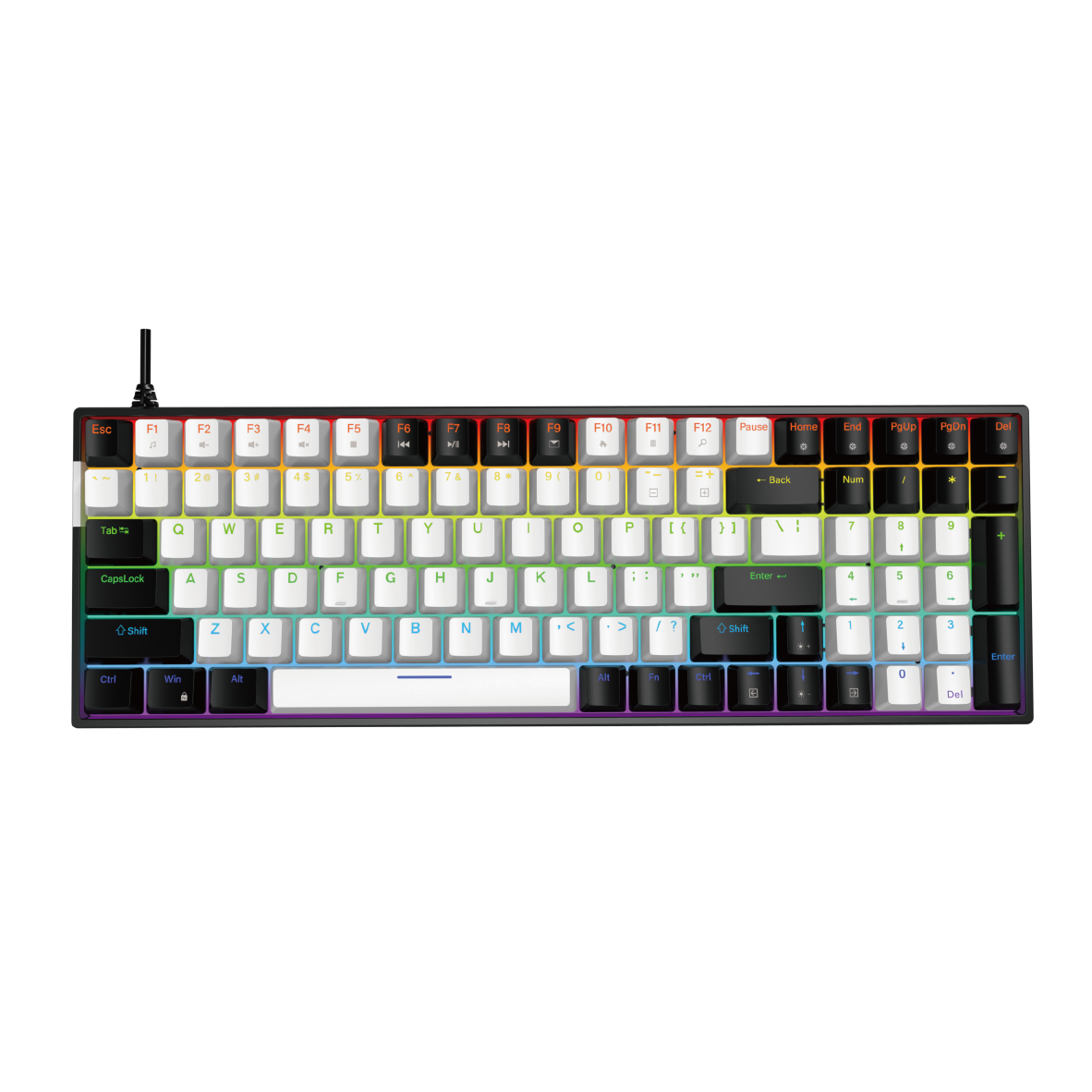 CLAVIER GAMING JEDEL KL160 MECANIQUE BLEU SWITCH