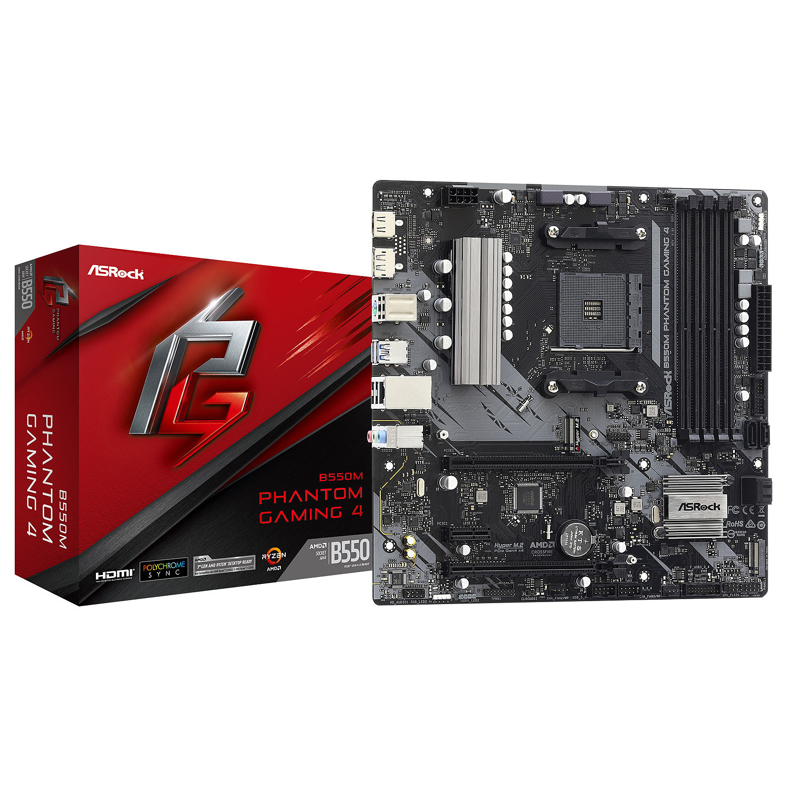 CARTE MERE ASROCK B550M PHANTOM GAMING