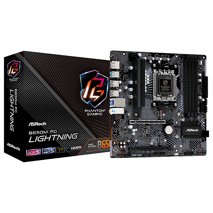 CARTE MERE ASROCK B650M PHANTOM GAMING LIGHTNING